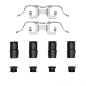 Disc Brake Hardware Kit Rear Mercedes Benz C180 2018