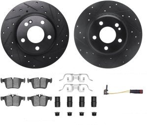 Rotor Brake Pad Kit Rear Mercedes Benz C180 2018