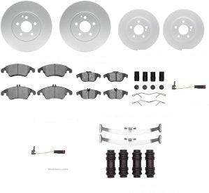Rotor Brake Pad Kit Mercedes Benz C350 2014