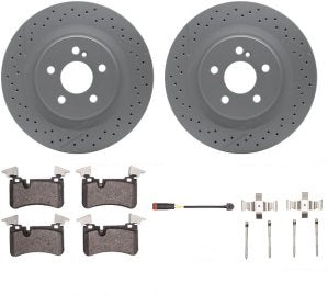 Rotor Brake Pad Kit Mercedes Benz C63 Amg 2008