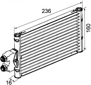 Fluid Cooler Mercedes Benz Clk500 2009
