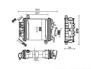 Intercooler Mercedes Benz Cls400 2015