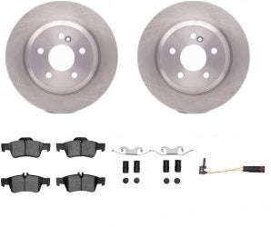 Rotor Brake Pad Kit Rear Mercedes Benz Cls500 2006
