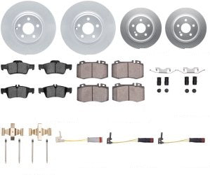 Rotor Brake Pad Kit Front Mercedes Benz Cls550 2008