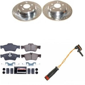 Rotor Brake Pad Kit Rear Mercedes Benz E250 2014