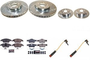 Rotor Brake Pad Kit Front Mercedes Benz E250 2014