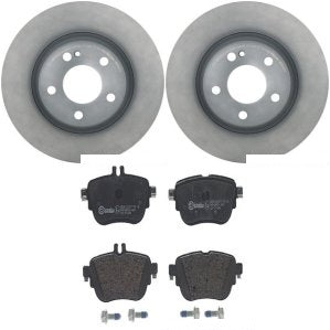Rotor Brake Pad Kit Rear Mercedes Benz E300 2018