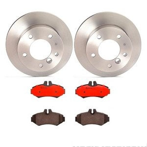 Rotor Brake Pad Kit Rear Mercedes Benz G500 2007