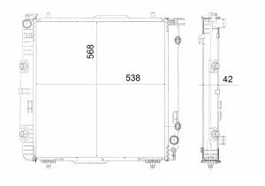 Radiator Mercedes Benz G500 2009