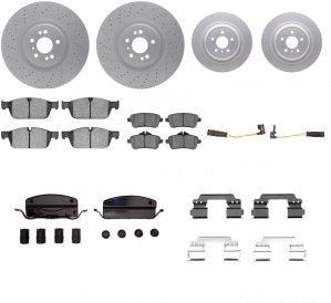Rotor Brake Pad Kit Front Mercedes Benz Gl550 2016