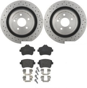 Rotor Brake Pad Kit Rear Mercedes Benz Gla45 Amg 2018