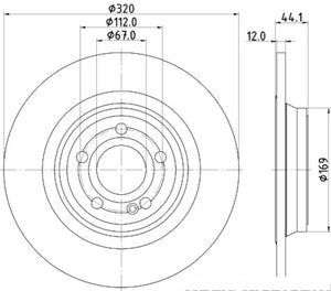 Rotor Rear Mercedes Benz Glb250 2020