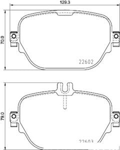 Brake Pad Rear Mercedes Benz Amg Gt 53 2020