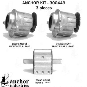 Motor Mount Kit Mercedes Benz C280 2009