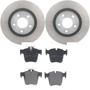 Rotor Brake Pad Kit Rear Mercedes Benz C300 2018