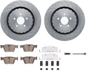 Rotor Brake Pad Kit Rear Mercedes Benz Cl63 Amg 2013