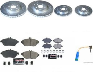 Rotor Brake Pad Kit Front Mercedes Benz Cla250 2017