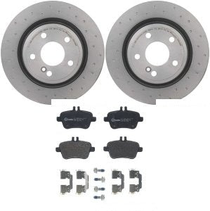 Rotor Brake Pad Kit Rear Mercedes Benz Cla250 2017