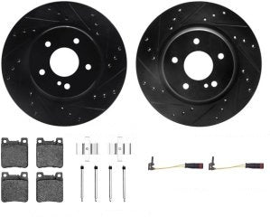 Rotor Brake Pad Kit Rear Mercedes Benz Clk500 2006