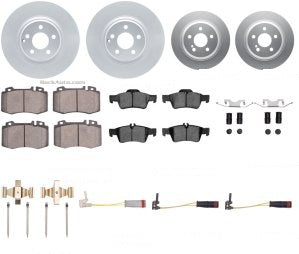 Rotor Brake Pad Kit Front Mercedes Benz Cls500 2006