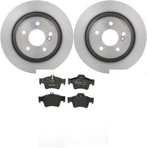 Rotor Brake Pad Kit Rear Mercedes Benz Cls550 2008