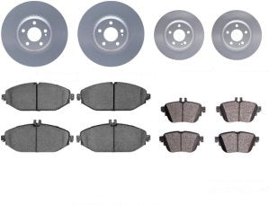 Rotor Brake Pad Kit Front Mercedes Benz E250 2017