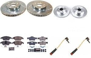 Rotor Brake Pad Kit Front Mercedes Benz E400 2013