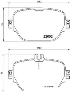Brake Pad Rear Mercedes Benz E450 2020