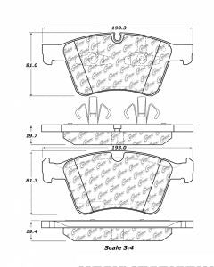 Brake Pad Front Mercedes Benz Gl350 2011