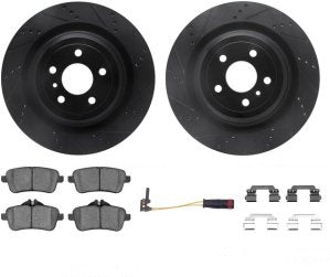 Rotor Brake Pad Kit Rear Mercedes Benz Gl350 2015