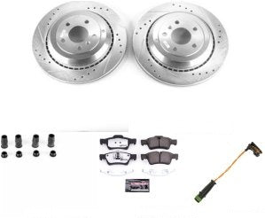 Rotor Brake Pad Kit Rear Mercedes Benz Gl550 2010