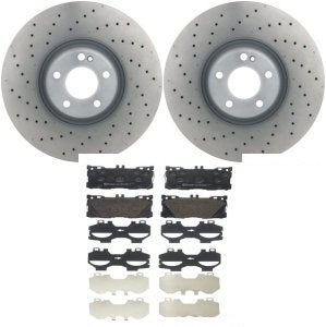 Rotor Brake Pad Kit Front Mercedes Benz Glc300 2019