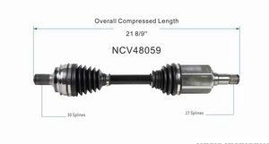 Cv Axle Front Right Mercedes Benz Glc350e 2019