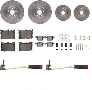 Rotor Brake Pad Kit Front Mercedes Benz Glc43 Amg 2017