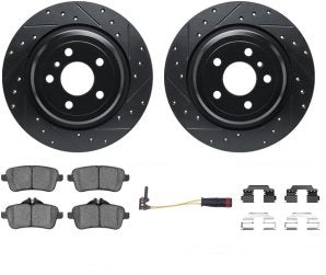 Rotor Brake Pad Kit Rear Mercedes Benz Gle350 2016