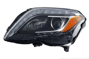 Headlamp Assembly Left Mercedes Benz Glk250 2013
