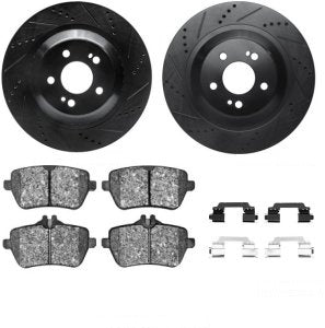 Rotor Brake Pad Kit Rear Mercedes Benz S560 2021