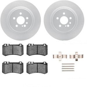 Rotor Brake Pad Kit Rear Mercedes Benz S65 Amg 2006