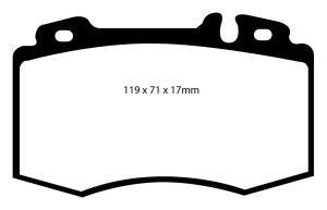 Brake Pad Front Mercedes Benz Sl500 2006