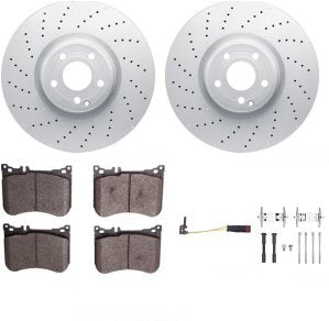 Rotor Brake Pad Kit Front Mercedes Benz Sl550 2015
