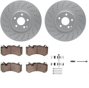 Rotor Brake Pad Kit Front Mercedes Benz Sl65 Amg 2011