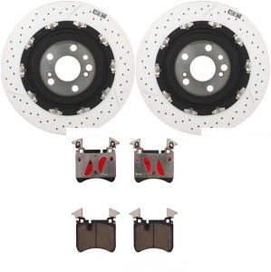 Rotor Brake Pad Kit Front Mercedes Benz Sl65 Amg 2008