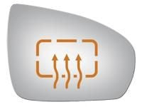 Outside Mirror Glass Right Mercedes Benz Slk300 2009
